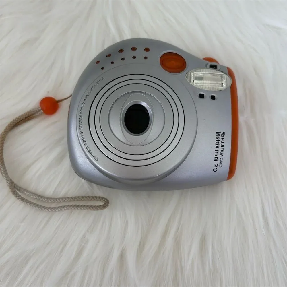 Fujifilm Instax Mini 20‎ Instant Film Camera Orange w/ Flash